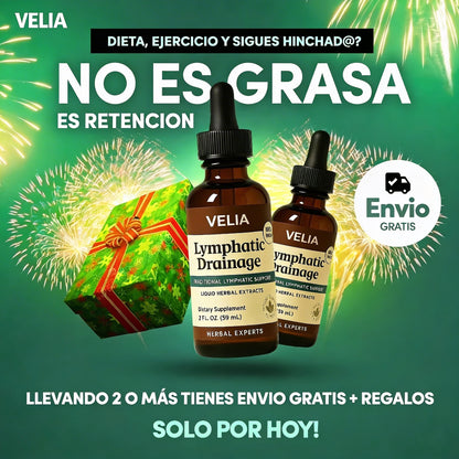 Gotas VELIA® – Drenaje Linfático Natural